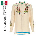 【数量限定・在庫限り・早い者勝ち!】 バレンチノ / Valentino Garavani Ivory Linen Shirt / 6V3ABQ15AKR / ...