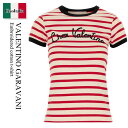 【数量限定・在庫限り・早い者勝ち!】 バレンチノ / Valentino Garavani Embroidered Cotton T-Shirt / 6B3MG...
