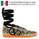 【数量限定・在庫限り・早い者勝ち!】 バレンチノ / Valentino Garavani Embellished Canvas Chromathon Snea...