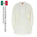 【数量限定・在庫限り・早い者勝ち!】 バレンチノ / Valentino Garavani White Cotto Blend Shirt Dress / 6B...