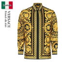 【数量限定・在庫限り・早い者勝ち!】 ヴェルサーチェ / Versace Printed Silk Shirt / 10039 411A03044 / 1003...