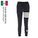 【数量限定・在庫限り・早い者勝ち!】 トム ブラウン / Thom Browne Dark Blue Cotton Joggers / FJQ001A00535...