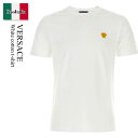 【数量限定・在庫限り・早い者勝ち!】 ヴェルサーチェ / Versace White Cotton T-Shirt / 10084 811A08489 / 10...