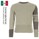 【数量限定・在庫限り・早い者勝ち!】 トム ブラウン / Thom Browne Two-Tone Cashmere Sweater / MKA001F0001...