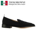 【数量限定・在庫限り・早い者勝ち!】 トム ブラウン / Thom Browne Midnight Blue Fabric Loafers / MFL087AF...