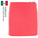 【数量限定・在庫限り・早い者勝ち!】 ヴェルサーチェ / Versace Pink Jacquard Mini Skirt / 10113 951A08198 ...