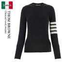 【数量限定・在庫限り・早い者勝ち!】 トム ブラウン / Thom Browne Charcoal Wool Sweater / FKA001A00011 / ...