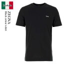 【数量限定・在庫限り・早い者勝ち!】 エルメネジルドゼニア / Zegna Black Cotton T-Shirt / RE7360A5B760 / RE73...