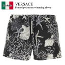 【数量限定・在庫限り・早い者勝ち!】 ヴェルサーチェ / Versace Printed Polyester Swimming Shorts / 10162 1...