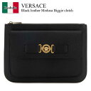 【数量限定・在庫限り・早い者勝ち!】 ヴェルサーチェ / かばん / カバン / Versace Black Leather Medusa Biggie Clutch / 10161 141A10544 / 10161 141A10544 1B00V / 10161141A10544 / 10161141A10544 1B00V / 10161141A105441B00V / クラッチバッグ
