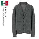 【数量限定・在庫限り・早い者勝ち!】 ザ・ロウ / The Row Grey Silk Blend Irona Cardigan / 8566Y 832 / 8...