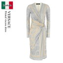 【数量限定・在庫限り・早い者勝ち!】 ヴェルサーチェ / Versace Printed Viscose Dress / 10180 611A13871 / 1...