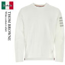 【数量限定・在庫限り・早い者勝ち!】 トム ブラウン / Thom Browne White Cotton T-Shirt / MJS245A07323 / M...