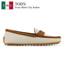 【数量限定・在庫限り・早い者勝ち!】 トッズ / Tod'S Ivory Fabric City Loafers / XXW10L0IZ01U78 / XXW1...