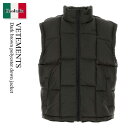 【数量限定・在庫限り・早い者勝ち!】 ヴェトモン / Vetements Dark Brown Polyester Down Jacket / UA65JA10...