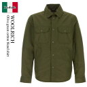 【数量限定・在庫限り・早い者勝ち!】 ウールリッチ / Woolrich Olive Green Cotton Blend Shirt / CFWOOS0186...