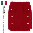 【数量限定・在庫限り・早い者勝ち!】 ヴェルサーチェ / Versace Skirt Responsible Heritage Textured Tweed /...