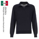 【数量限定・在庫限り・早い者勝ち!】 エルメネジルドゼニア / Zegna Midnight Blue Cashmere Blend Polo Shirt / ...
