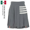【数量限定・在庫限り・早い者勝ち!】 トム ブラウン / Thom Browne Grey Wool Mini Skirt / FGC402V06146 / F...