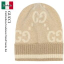 【数量限定・在庫限り・早い者勝ち!】 グッチ / Gucci Embroidered Cashmere Blend Beanie Hat / 765053 3G...