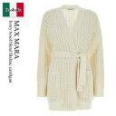 【数量限定・在庫限り・早い者勝ち!】 マックスマーラ / Max Mara Ivory Wool Blend Balzac Cardigan / 242134 ...