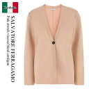 【数量限定・在庫限り・早い者勝ち!】 フェラガモ / Salvatore Ferragamo Pink Stretch Viscose Blend Cardig...