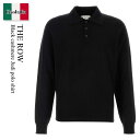 【数量限定・在庫限り・早い者勝ち!】 ザ・ロウ / The Row Black Cashmere Judi Polo Shirt / 918Y7 51 / 91...