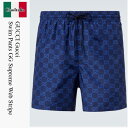 【数量限定・在庫限り・早い者勝ち!】 グッチ / Gucci Printed Poplin Tech Swim Shorts / 815602XHAJ3 / 8...