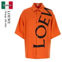 【数量限定・在庫限り・早い者勝ち!】 ロエベ / Loewe Orange Silk Shirt / H526Y05WDV / H526Y05WDV ORANG...