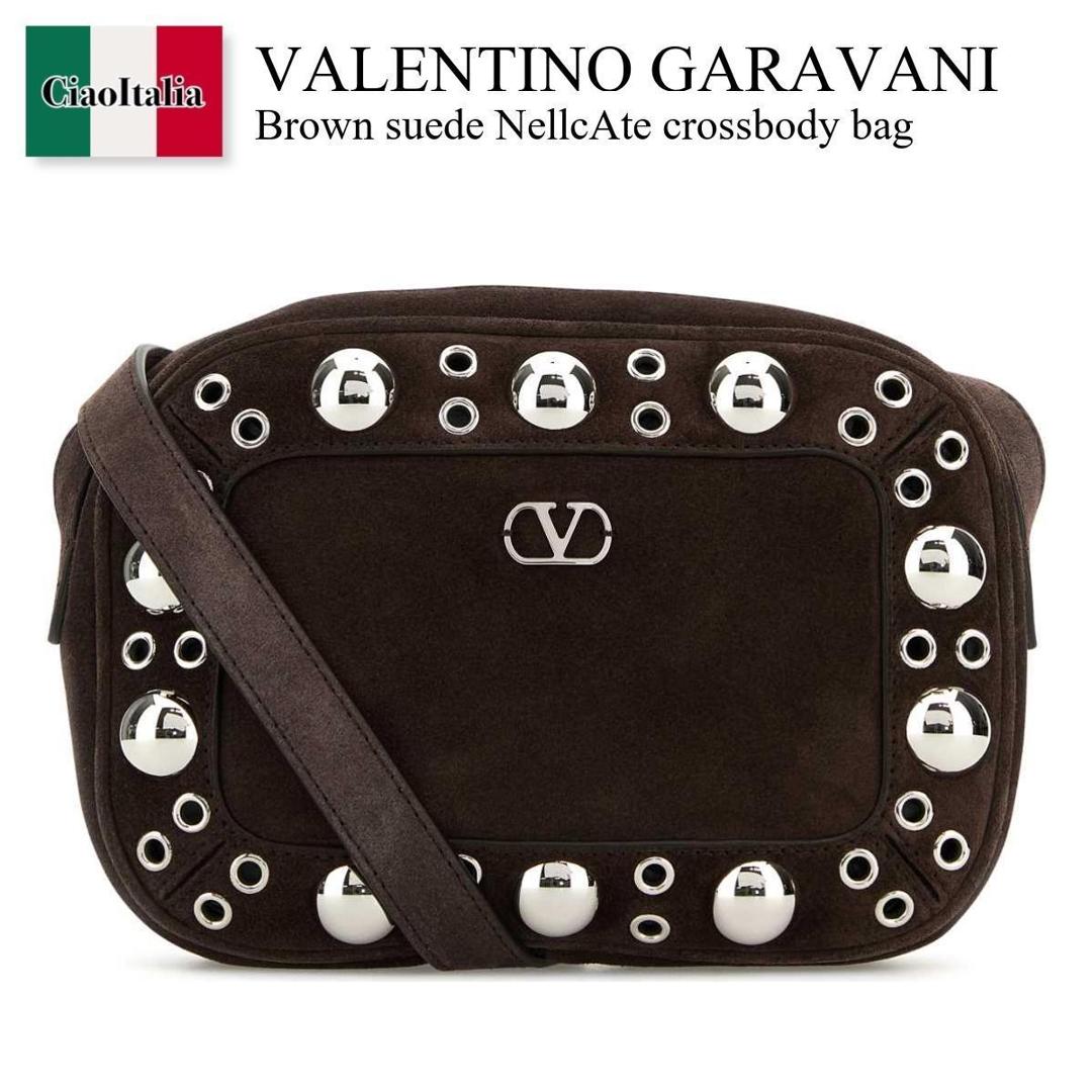 【数量限定・在庫限り・早い者勝ち！】 バレンチノ / かばん / カバン / Valentino Garavani Brown Suede Nellcate Crossbody Bag / 7W2B0R74JET / 7W2B0R74JET 0TO / 7W2B0R74JET0TO / ショルダーバッグ・ポシェット