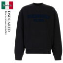【数量限定・在庫限り・早い者勝ち!】 ディースクエアード / Dsquared Black Cotton Sweatshirt / S74GU0889 D250...