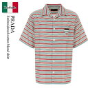 【数量限定・在庫限り・早い者勝ち!】 プラダ / Prada Embroidered Cotton Blend Shirt / UCS414 F0637 / U...