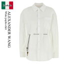 【数量限定・在庫限り・早い者勝ち!】 アレキサンダーワン / Alexander Wang White Poplin Shirt / 1WC3251101 / ...