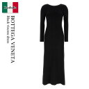 【数量限定・在庫限り・早い者勝ち!】 ボッテガ・ヴェネタ / Bottega Veneta Black Viscose Dress / 830452 V5LM0...