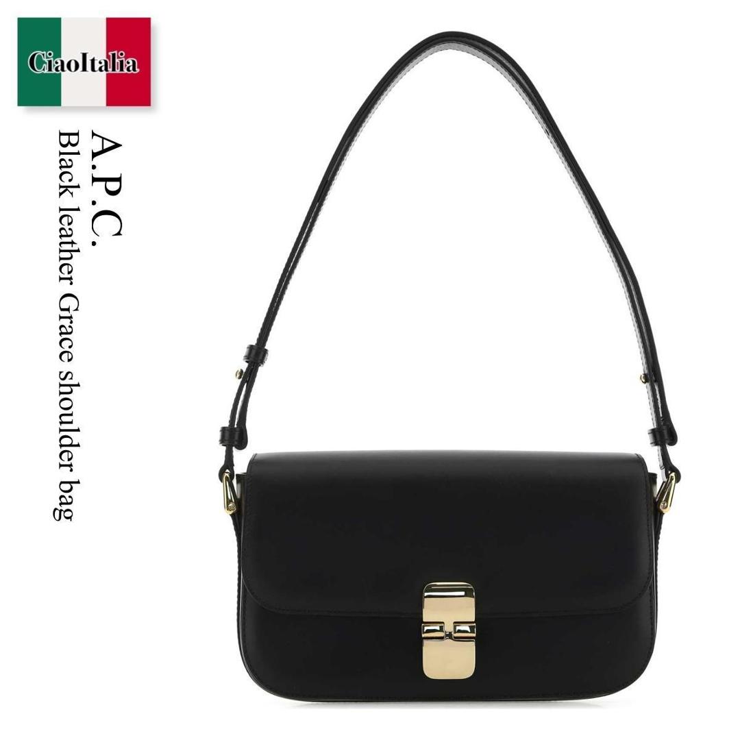 ڿ̸ꡦ߸˸¤ꡦᤤԾ A.P.C. / Ф / Х / A.P.C. Black Leather Grace Sho...