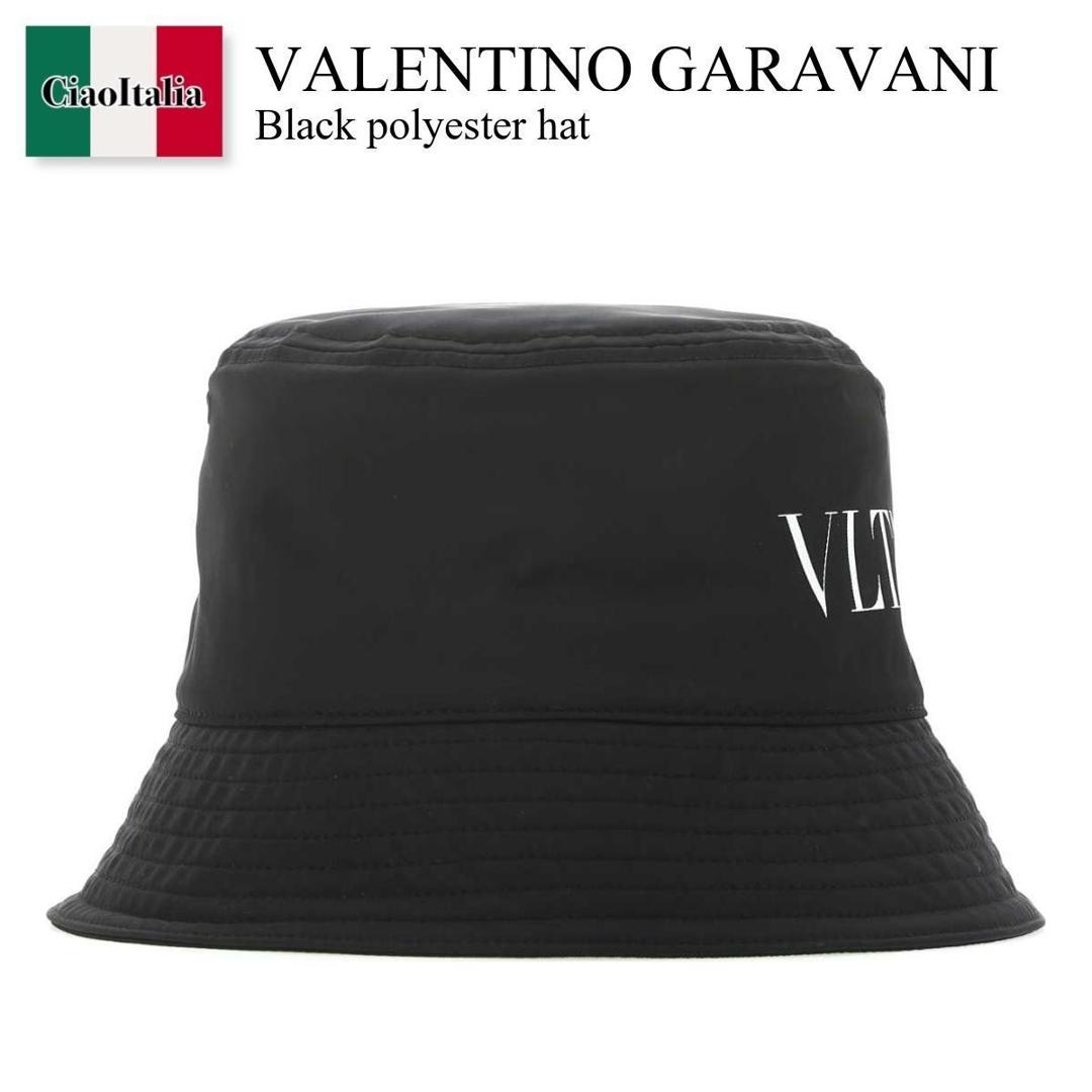 【数量限定・在庫限り・早い者勝ち!】 バレンチノ / Valentino Garavani Black Polyester Hat / 1Y2HGA11WWQ / 1Y2HGA11WWQ 0NI / 1Y2HGA11WWQ0NI / ハット