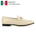 【数量限定・在庫限り・早い者勝ち!】 グッチ / Gucci Ivory Leather Loafers / 786016 AAA0P / 786016 AAA...