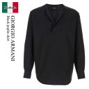 【数量限定・在庫限り・早い者勝ち!】 ジョルジオ アルマーニ / Giorgio Armani Black Poplin Shirt / GM00141 8TE...