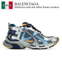 【数量限定・在庫限り・早い者勝ち!】 バレンシアガ / Balenciaga Multicolor Mesh And Rubber Runner Sneaker...