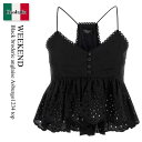 【数量限定・在庫限り・早い者勝ち!】 ウィークエンド マックスマーラ / Weekend Black Broderie Anglaise Asburgo1234...