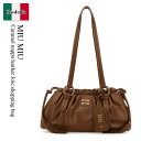 【数量限定・在庫限り・早い者勝ち!】 ミュウミュウ / かばん / カバン / Miu Miu Caramel Nappa Leather Joie Shopp...