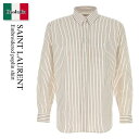 【数量限定・在庫限り・早い者勝ち!】 サンローラン / Saint Laurent Embroidered Poplin Shirt / 823194 Y6E7...
