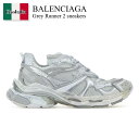 【数量限定・在庫限り・早い者勝ち!】 バレンシアガ / Balenciaga Grey Runner 2 Sneakers / 779066 W3RXP / 7...