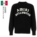 【数量限定・在庫限り・早い者勝ち!】 アミリ / Amiri Black Cotton Sweater / AMKNCW1 / AMKNCW1 094 / AM...