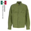 【数量限定・在庫限り・早い者勝ち!】 ケンゾー / Kenzo Green Cotton Oversize Shirt / FF55CH5339GD / FF5...