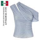【数量限定・在庫限り・早い者勝ち!】 セルフ・ポートレイト / Self Portrait Embellished Stretch Mesh Top / SS2...