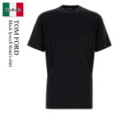 【数量限定・在庫限り・早い者勝ち!】 トム・フォード / Tom Ford Black Lyocell Blend T-Shirt / JCS004JMT012...