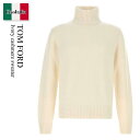 【数量限定・在庫限り・早い者勝ち!】 トム・フォード / Tom Ford Ivory Cashmere Sweater / KRL042YMK064AW108...