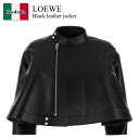 【数量限定・在庫限り・早い者勝ち!】 ロエベ / Loewe Black Leather Jacket / S540Y34L35 / S540Y34L35 BL...