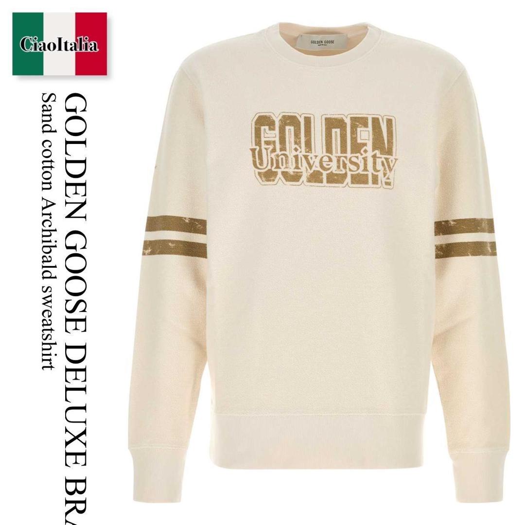 【数量限定・在庫限り・早い者勝ち!】 ゴールデングース / Golden Goose Deluxe Brand Sand Cotton Archibald Sweatshirt / GMP01223P002135 / GMP01223P002135 11616 / GMP01223P00213511616 / スウェット・トレーナー